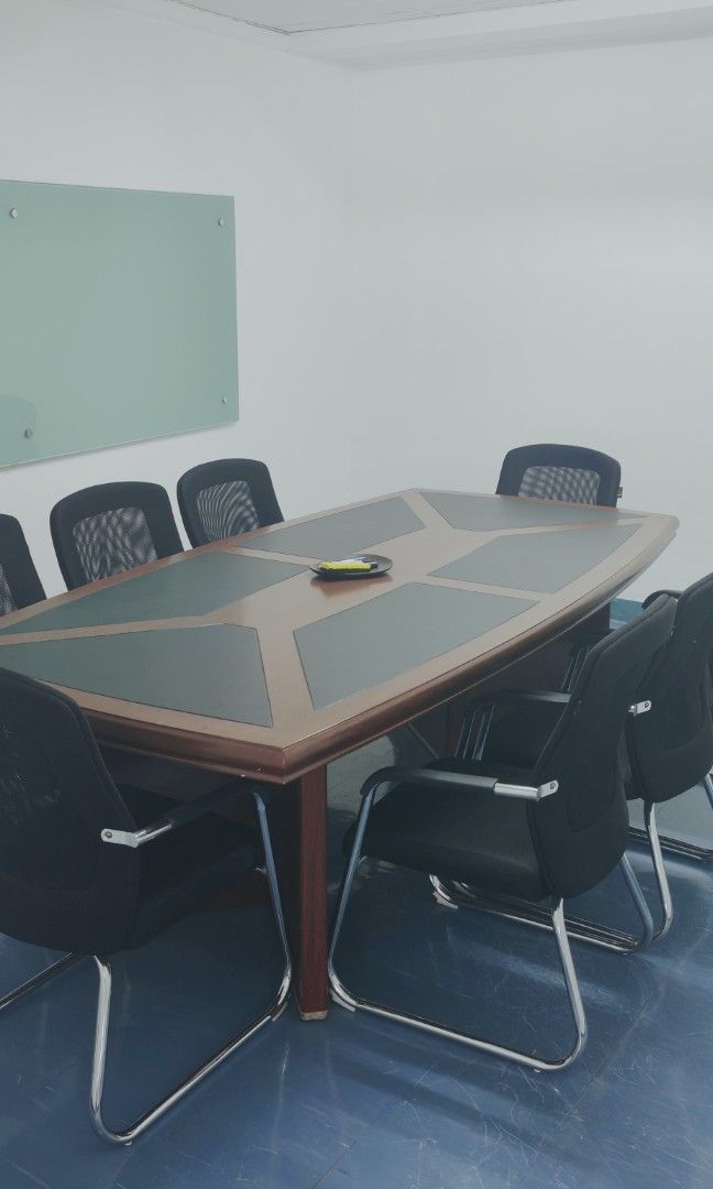 Conference Table (Category: Office Furniture & Fixtures) located in Dasmarinas. Submitted by blugene005 (Listing ID 1470218962, Image 3). Description: 8-seater Conference Table with chair.