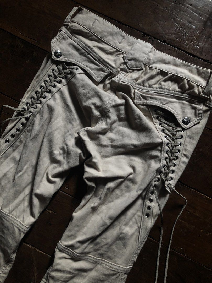 Cook Jeans Lace Up (Category: Jeans) located in Baguio. Submitted by smellslikeass (Listing ID 1470262856, Image 2). Description: 29x42 Personal Favorite pair of jeans Beautiful fit and silhouette .