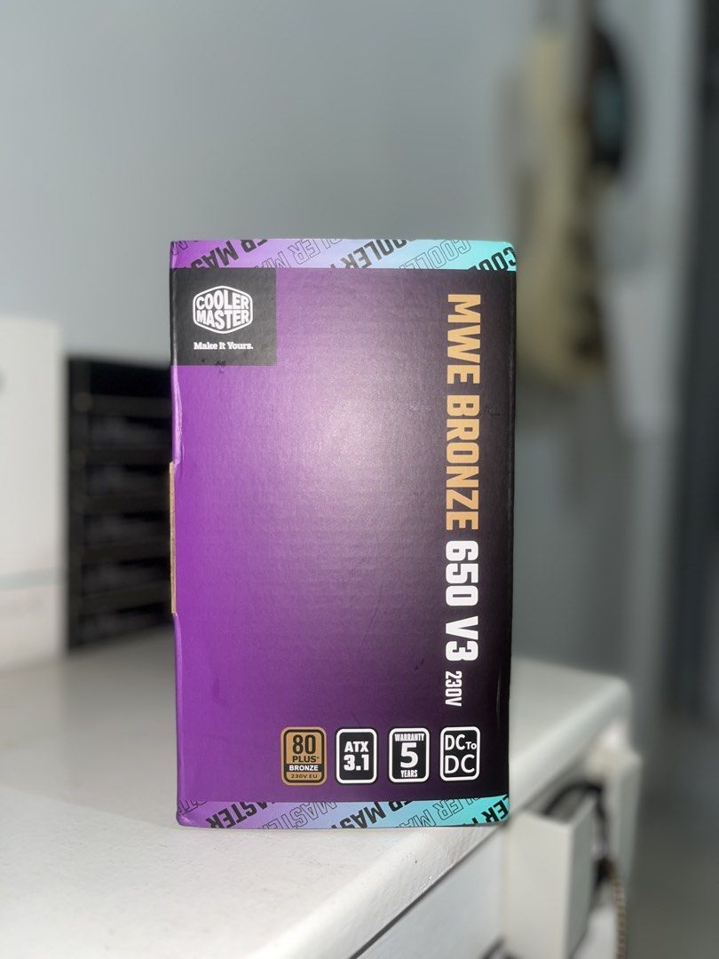 Cooler Master MWE Bronze 650 v3 PSU (Category: Computer Parts) located in Marikina City. Submitted by celdrickim (Listing ID 1470278562, Image 3). Description: Cooler Master MWE Bronze 650w v3 PSU ₱2,999 ✅Used for testing ✅Complete with box, manual and accessories ✅Still under 1yr Limited Warranty ✅Bought last July 2026 Pm for more info. Thank you..