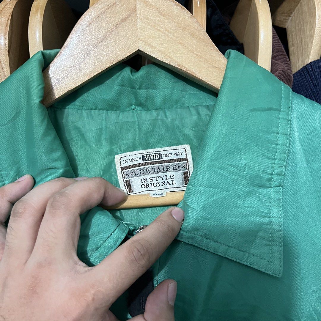 Corsaire bomber jacket (Category: Coats, Jackets and Outerwear) located in Baguio. Submitted by itsvintageclothing (Listing ID 1470265227, Image 3). Description: Length 25 Pit to pit 26.
