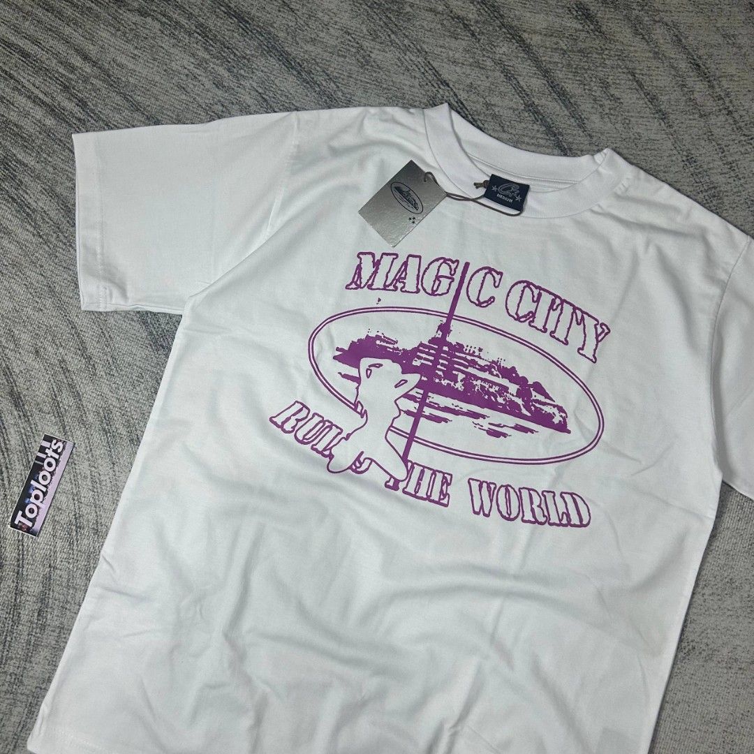 CORTEIZ Magic City (Category: Tshirts & Polo Shirts ) located in Quezon City. Submitted by mr.joaquin999 (Listing ID 1470199789, Image 2). Description: Brandnew Complete Tags with hangtag AVAIL SIZE ⬇️ •MEDIUM width: 20.5-21 length: 30 •XL width: 23.5 length: 30 699+sf.