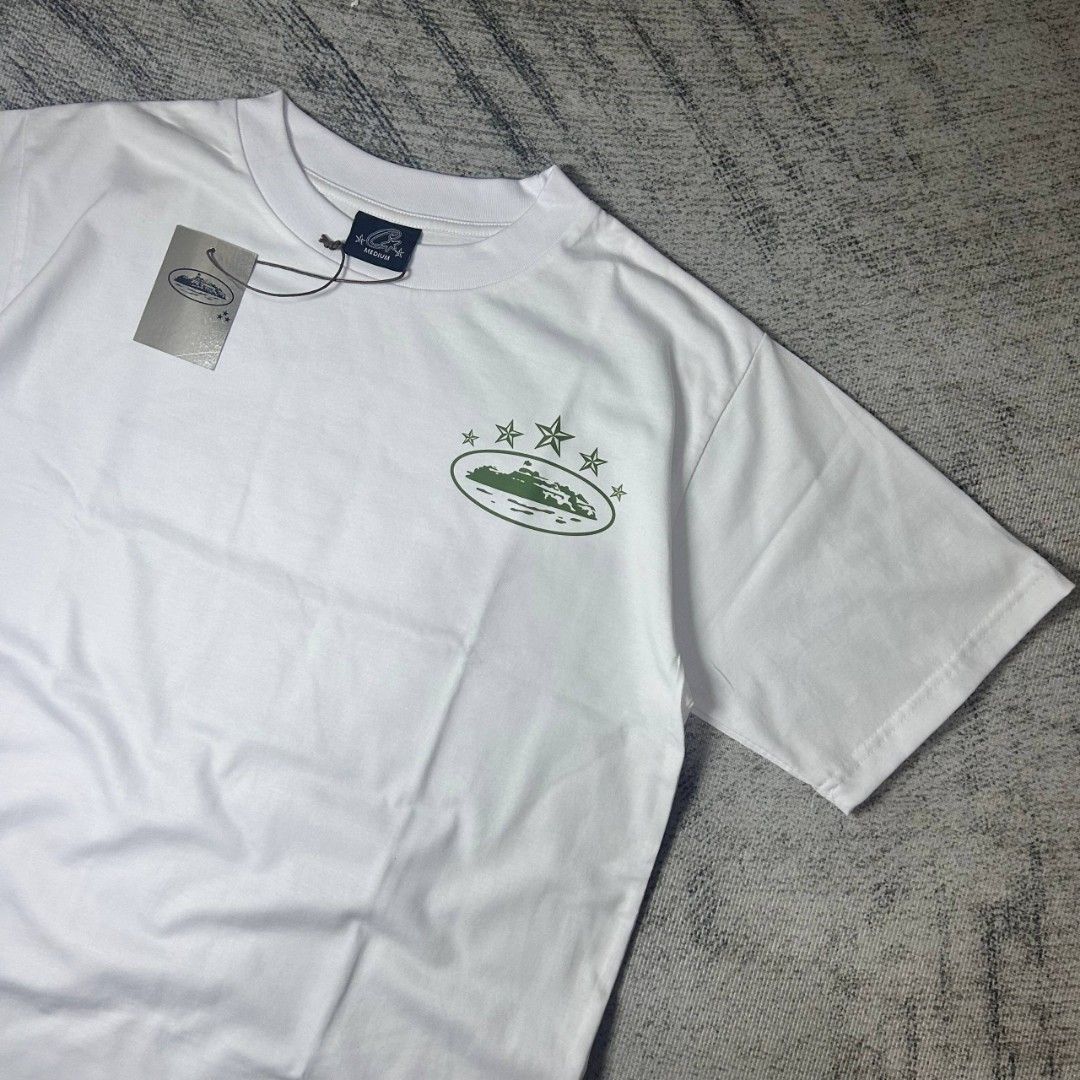 Corteiz x Nike White (Category: Tshirts & Polo Shirts ) located in Quezon City. Submitted by mr.joaquin999 (Listing ID 1470200462, Image 2). Description: Brandnew Complete Tags with hangtag Avail Size ⬇️ •Medium width: 20.5-21 length: 28 •Large width: 22 length: 28 •XL width: 23.5 length: 30 699+sf.