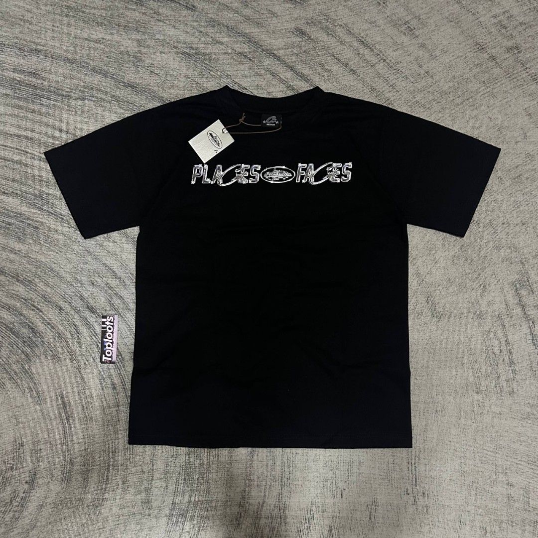 CORTEIZ x PLACES&FACES (Category: Tshirts & Polo Shirts ) located in Quezon City. Submitted by mr.joaquin999 (Listing ID 1470203937, Image 1). Description: Brandnew Complete Tags with Hangtag Avail Size⬇️ •Medium width: 20.5-21 length: 28 •Large width: 22 length: 28 699+sf.