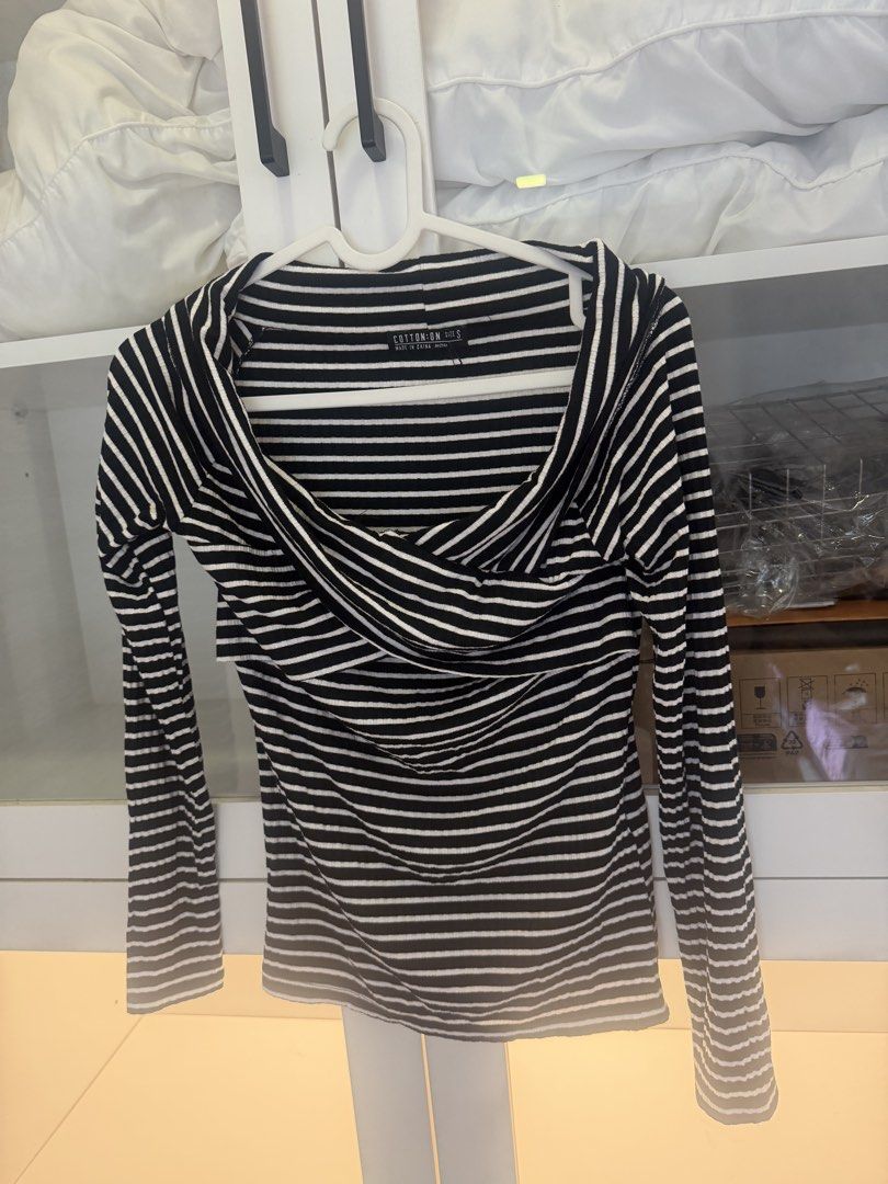 Cotton on offshoulder (Category: Sleeveless) located in Quezon City. Submitted by destashingmycloset (Listing ID 1470246313, Image 1). Description: .