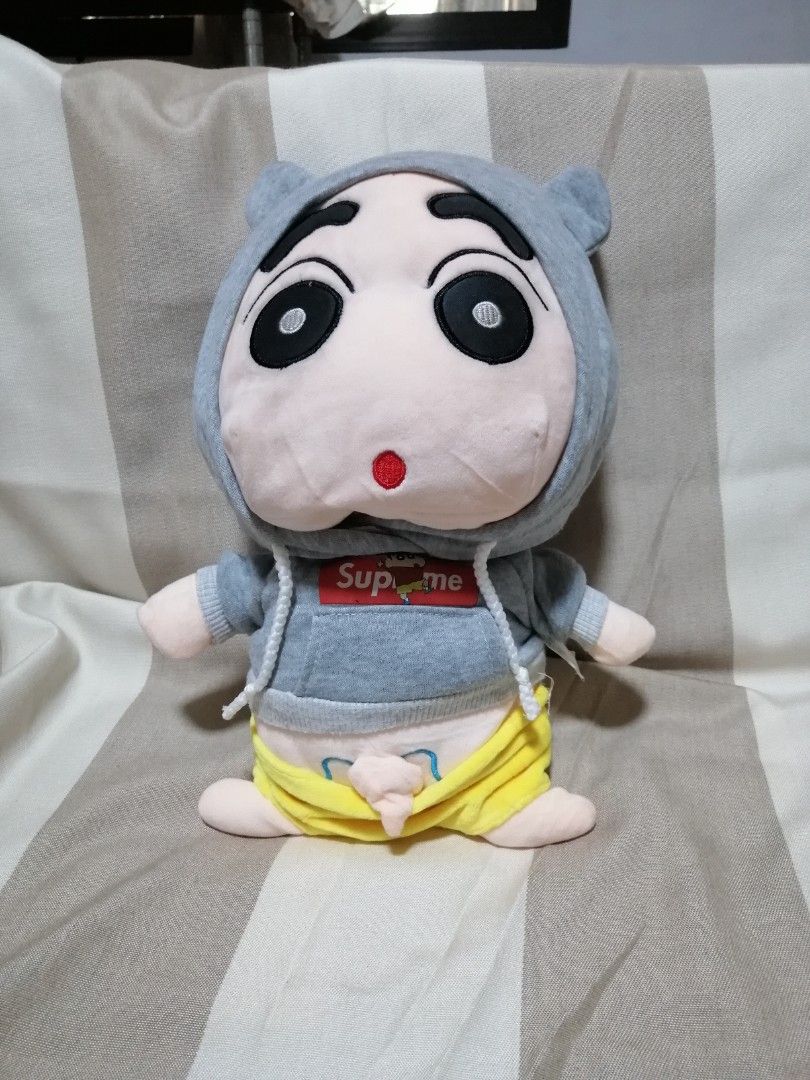 Crayon Shin-chan and Shiro plush toy bundle (Category: Plushies & Soft Toys) located in Angono. Submitted by rlinee_93 (Listing ID 1470165206, Image 3). Description: - Collection of Crayon Shin-chan plush toys including Shin-chan, Shiro, and other characters - Features Shin-chan in various fun outfits - Made with soft, huggable fabric material - Sold as a bundle - Clean and well-kept condition.