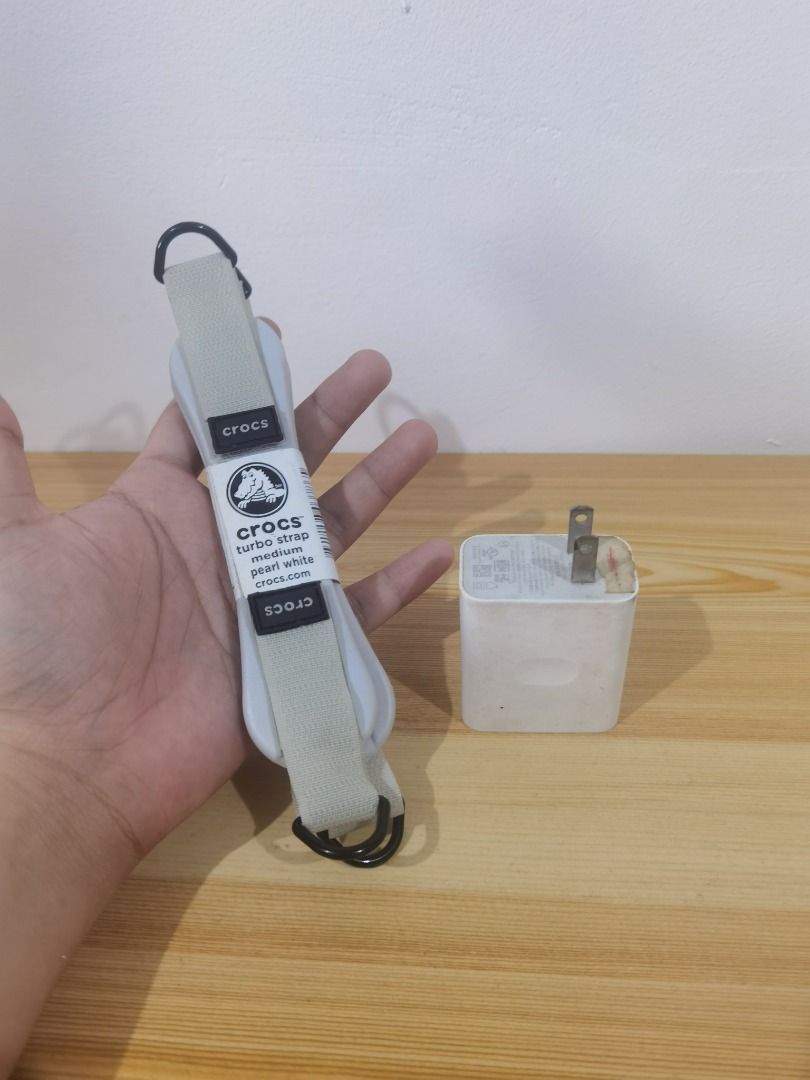 Crocs - Turbo Strap - Medium - Pearl White (Category: Slippers and slides) located in Taguig. Submitted by kalabasza (Listing ID 1470144977, Image 1). Description: 📌 Brand New pa po. 📌 Actual item posted. 📌 Item is in good condition. 📌 Product Color may slightly vary due to Photographic Lighting. 📌 Location: Taguig 📌 MOP: GCash. Payment first before ship. 📌 MOD: J&T, LBC, GoGo or Lalamove. 📌 DF/SF at buyer's expense. 📌 No rush shipping. 