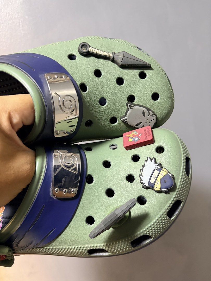 Crocs x Naruto Kakashi (Category: Slippers & Slides) located in Manila. Submitted by mr.suave (Listing ID 1470146870, Image 2). Description: GOOD AS NEW AND NO ISSUES SIZE M10.