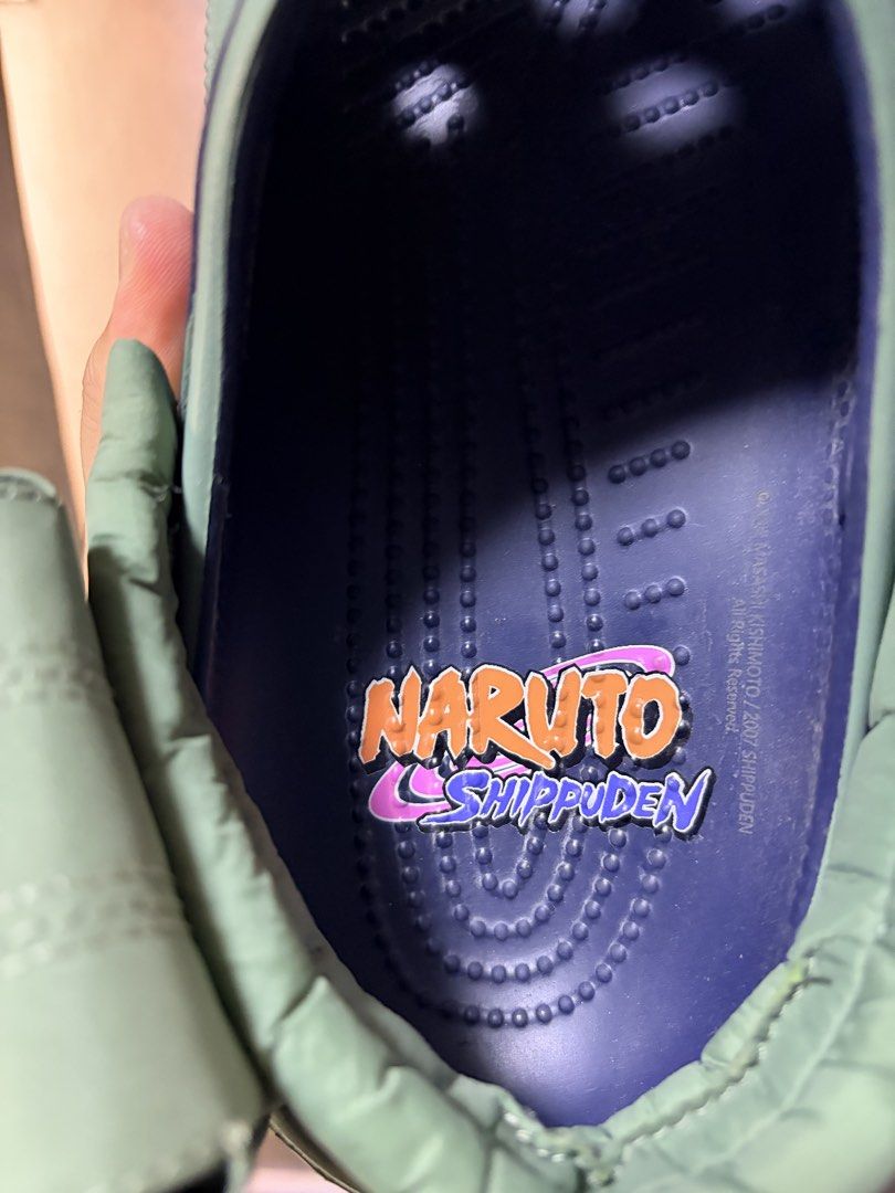 Crocs x Naruto Kakashi (Category: Slippers & Slides) located in Manila. Submitted by mr.suave (Listing ID 1470146870, Image 3). Description: GOOD AS NEW AND NO ISSUES SIZE M10.