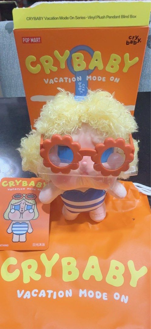 Cry Baby Vacation Mode On Sunbathing (Category: Everything Else Others) located in Quezon City. Submitted by stuffamania (Listing ID 1470302389, Image 3). Description: Bnew open box item still with pastic Original Cry baby Doll.