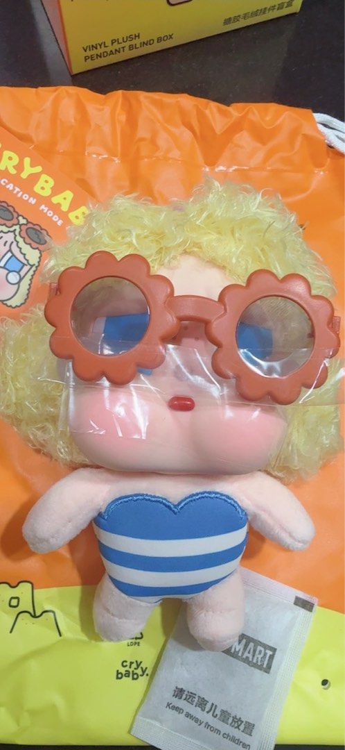 Cry Baby Vacation Mode On Sunbathing (Category: Everything Else Others) located in Quezon City. Submitted by stuffamania (Listing ID 1470302389, Image 2). Description: Bnew open box item still with pastic Original Cry baby Doll.