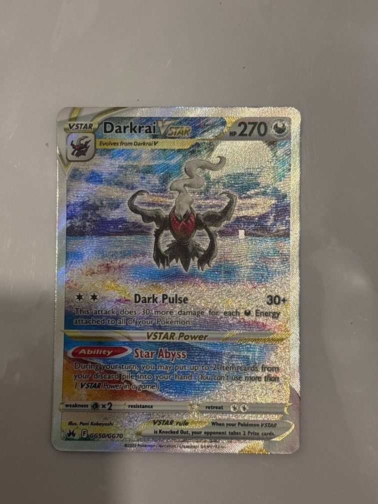 Darkrai VStar #GG50 (Category: Raw Singles) located in Caloocan City. Submitted by cleverbird.906a48 (Listing ID 1470269437, Image 1). Description: Negotiable Price .