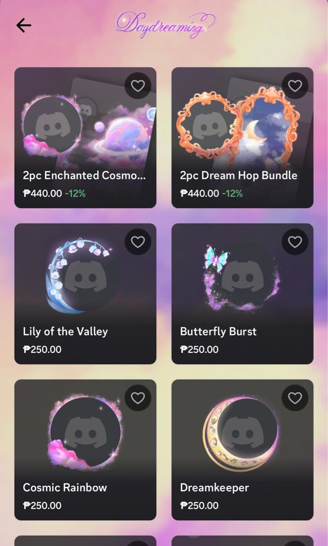 Daydreaming | Discord Decoration (Category: Announcements) located in Manila. Submitted by deardolia (Listing ID 1470164832, Image 1). Description: ⟢ processing time : 0 -1d ⟢ for willing to wait only ⟢ sending it via gift link !.