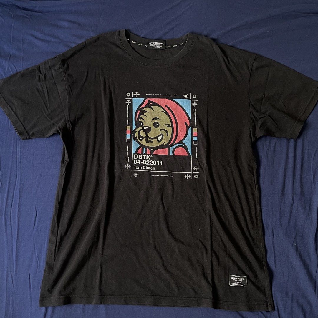 DBTK Tees as pack (Category: Tshirts & Polo Shirts ) located in Marikina City. Submitted by pyolo (Listing ID 1470205392, Image 2). Description: AS PACK DBTK x Bratpack Warp Tee Pink Medium Pit to pit: 20.5 in Length: 28 in DBTK Tom Clutch Tee Large Pit to pit: 23 in Length: 28.5 in.