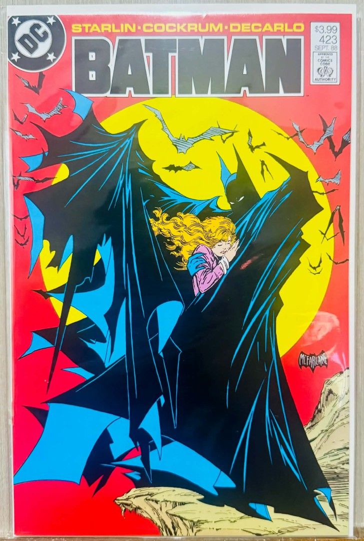 DC Comics: Batman #423 Facsimile Edition Todd McFarlane cover (Category: Comics & Manga) located in Manila. Submitted by komikskid92 (Listing ID 1470348977, Image 1). Description: Batman Issue 423 (Facsimile Edition) - Cover by Todd McFarlane Item is VF+ to NM Condition Mandaluyong location.