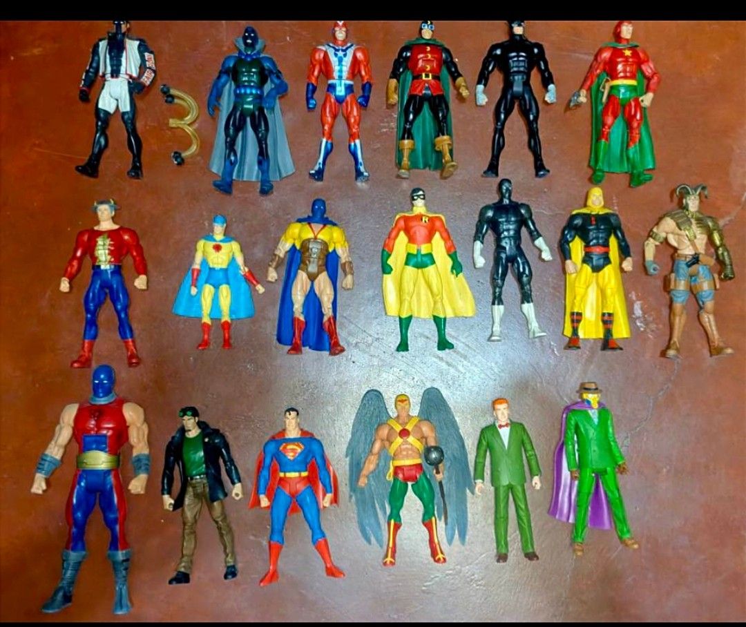 DC JSA figures (Category: Action & Battle Toys) located in Caloocan City. Submitted by ikabod.bubwit.323 (Listing ID 1470270743, Image 1). Description: for sale dc jsa figures set pay: gcash, bpi, bdo ship: lamove, lbc cop(sfee only).