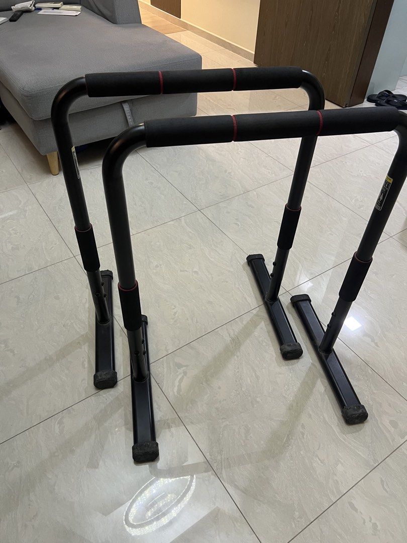 Dips Exercvise Decathlon Training Station 100 Dip Bars, Sports Equipment, Exercise ...