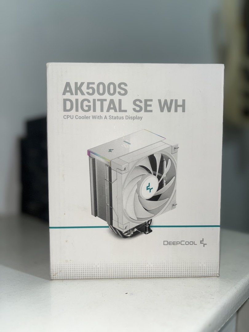 DeepCool AK500S Digital SE WH CPU Cooler (Category: Computer Parts) located in Marikina City. Submitted by celdrickim (Listing ID 1470257285, Image 1). Description: DeepCool AK500S Digital SE CPU Cooler ₱1,999 ✅Used for testing ✅Complete box with manual and accessories ✅Still under 1yr Limited Warranty Pm for more info. Thank you..