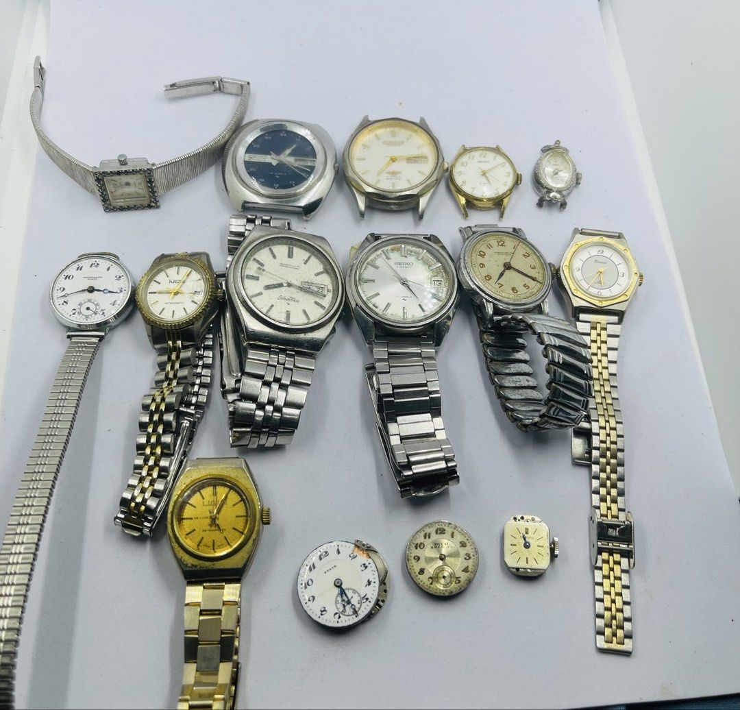 Defective mechanical watches (Category: Men's Watches) located in Surigao. Submitted by curatedwatchesph (Listing ID 1470301363, Image 1). Description: May be used for parts… take all 1500 Dm for details. Free shipping .