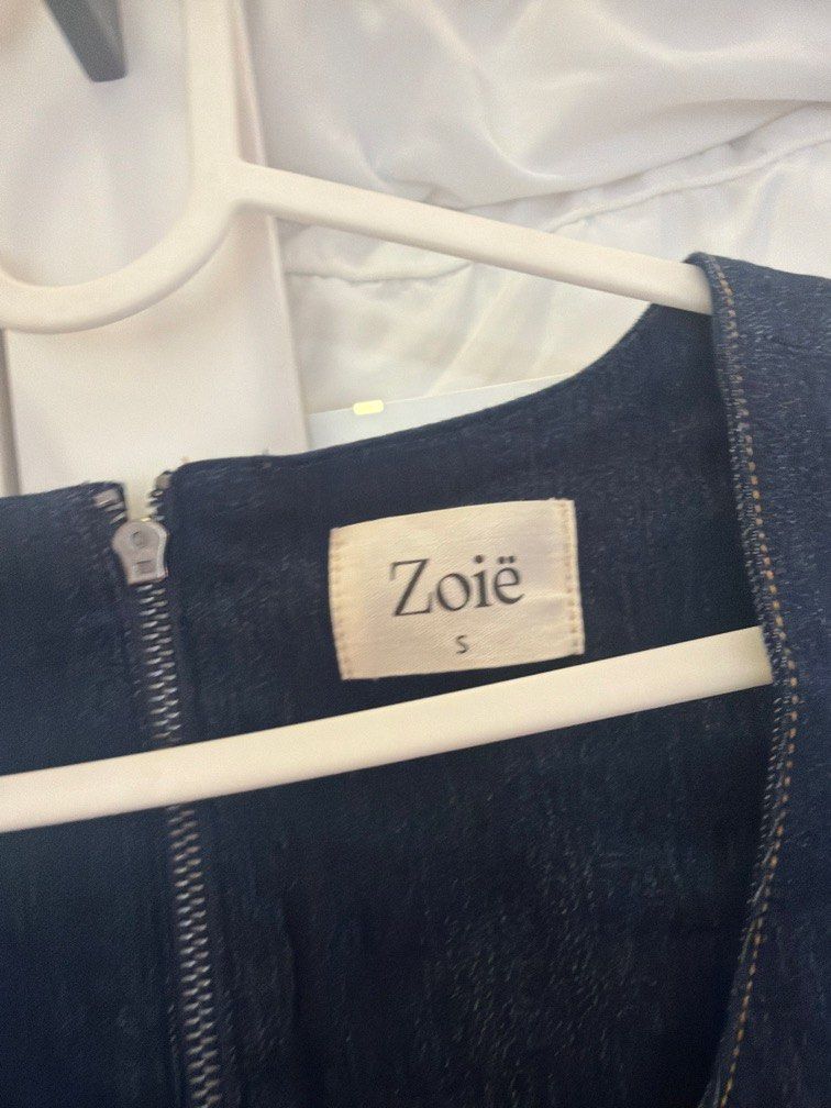 Denim peplum top (Category: Sleeveless) located in Quezon City. Submitted by destashingmycloset (Listing ID 1470160680, Image 2). Description: .