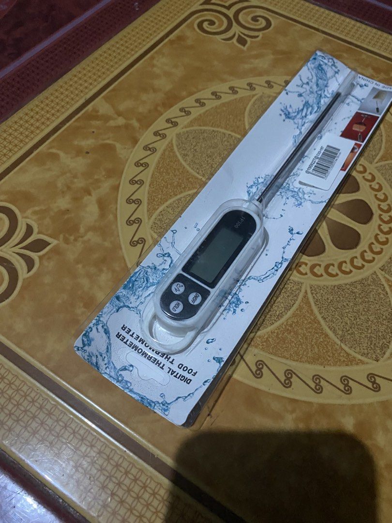 Digital Food Thermometer (Category: Thermometers) located in Caloocan City. Submitted by icynom (Listing ID 1470219422, Image 2). Description: Digital Food Thermometer RFS - gift lang, extra ko lang to No issue and no defect Marilao Loc No COD Shipping - shoulder ni Buyer Mode of Payment Gcash .