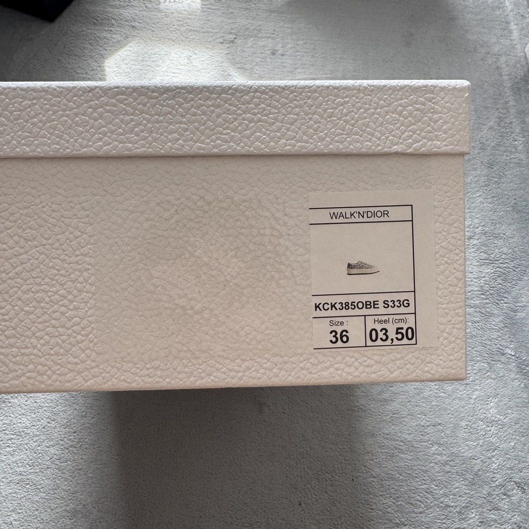 Dior shoe box (Category: Sneakers & Footwear) located in Quezon City. Submitted by hintstreet (Listing ID 1470175216, Image 2). Description: Dior shoe box.
