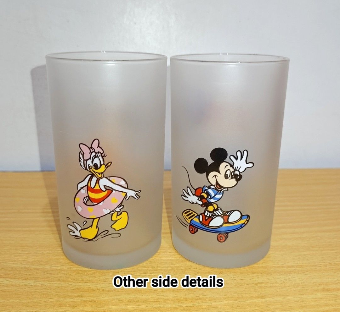 Disney Donald & Minnie Glass (Category: Other Kitchenware & Tableware) located in Binan City. Submitted by mayjhe (Listing ID 1470165572, Image 2). Description: 💛 For Sale 💛 🌸 Disney Minne & Donald 🍀 Frosted Glass 📍 Condition: Good 💰 Price is ₱ 120.00 each 👉 Other details posted 🇵🇭 Location Biñan Laguna 🛵 Courier J& T and Lalamove 📋 Shipping by schedule 📍 NO COD & COP 📌 All items are carefully packed and labeled with Fragile stickers
