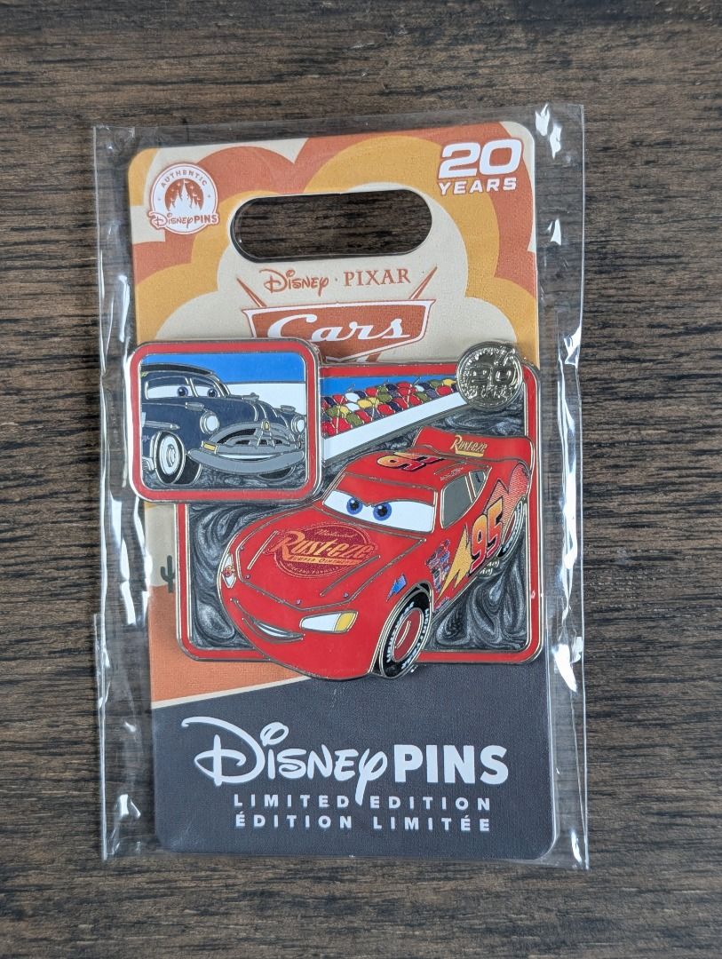 Disney Pin - Lightning McQueen and Doc Hudson - Cars 20th Anniversary ...