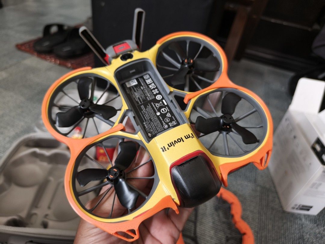 DJI Neo 2 (Category: Drones) located in General Trias. Submitted by aldrei23 (Listing ID 1470163804, Image 2). Description: For Sale DJI Neo 2 What you see is What you will Get Used but not abused (Good as New) - 1.99hrs flight time only. Inclusions: 1. One unit DJI Neo2 with protective decals (McDonald) 2. Transceiver w/ protection cover 3. 3 Batteries (19cycle highest) w/ decals 4. Charging Hub 5. RC-N3 Controller 6. Propeller Guard 7. Bumper B