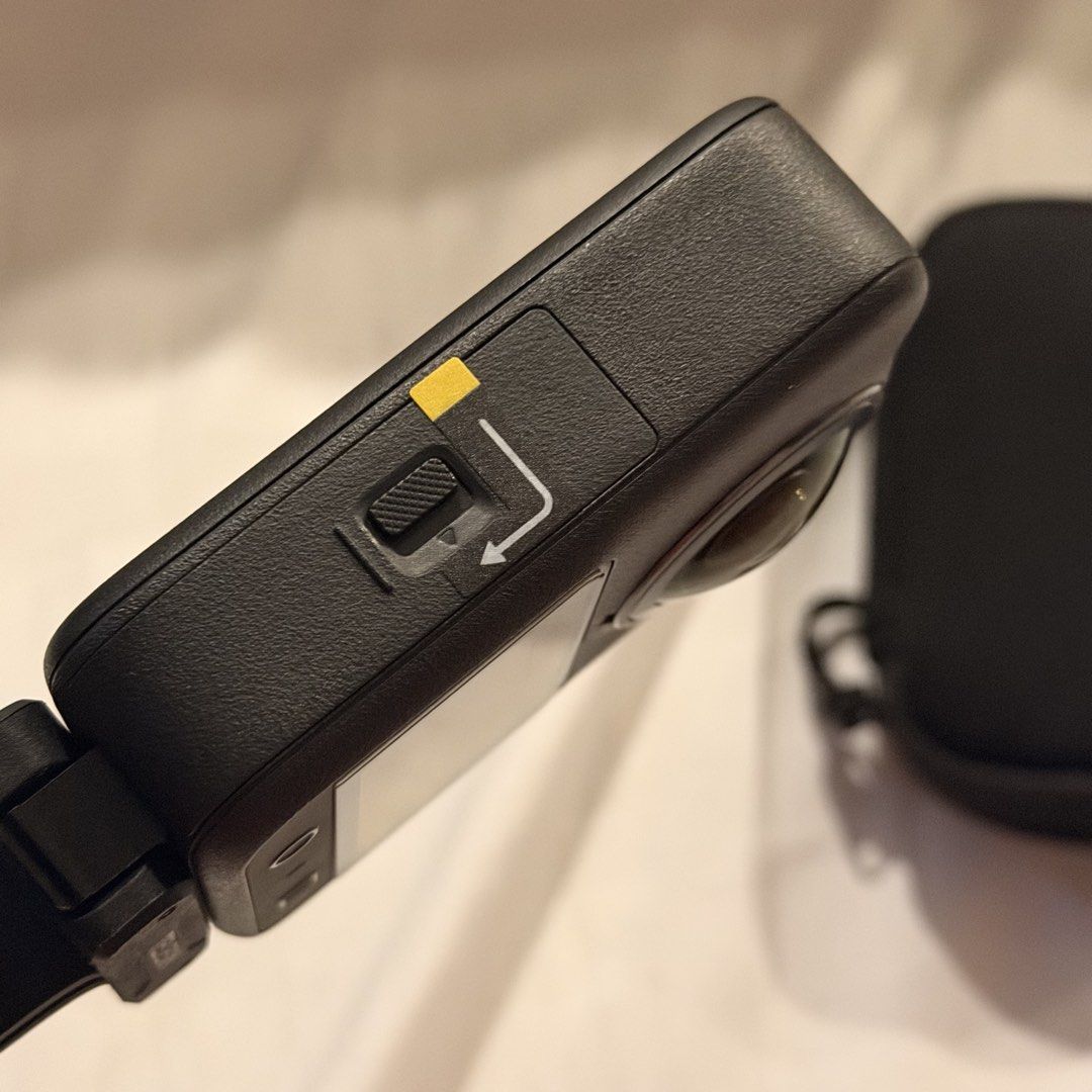 DJI Osmo 360 Camera (Category: Cameras) located in Manila. Submitted by bc040302 (Listing ID 1470280933, Image 3). Description: Slightly nego if sure buyer! - DJI Osmo 360 Camera bundle ready for immediate use - Includes ₱2,000 worth of freebies: Telesin Tripod Stand & Telesin Selfie Stick. - Also comes with Original Charger, Official Sticker, and Original Box. - Comes with original black Osmo protective carrying case & original silicone Osmo cas