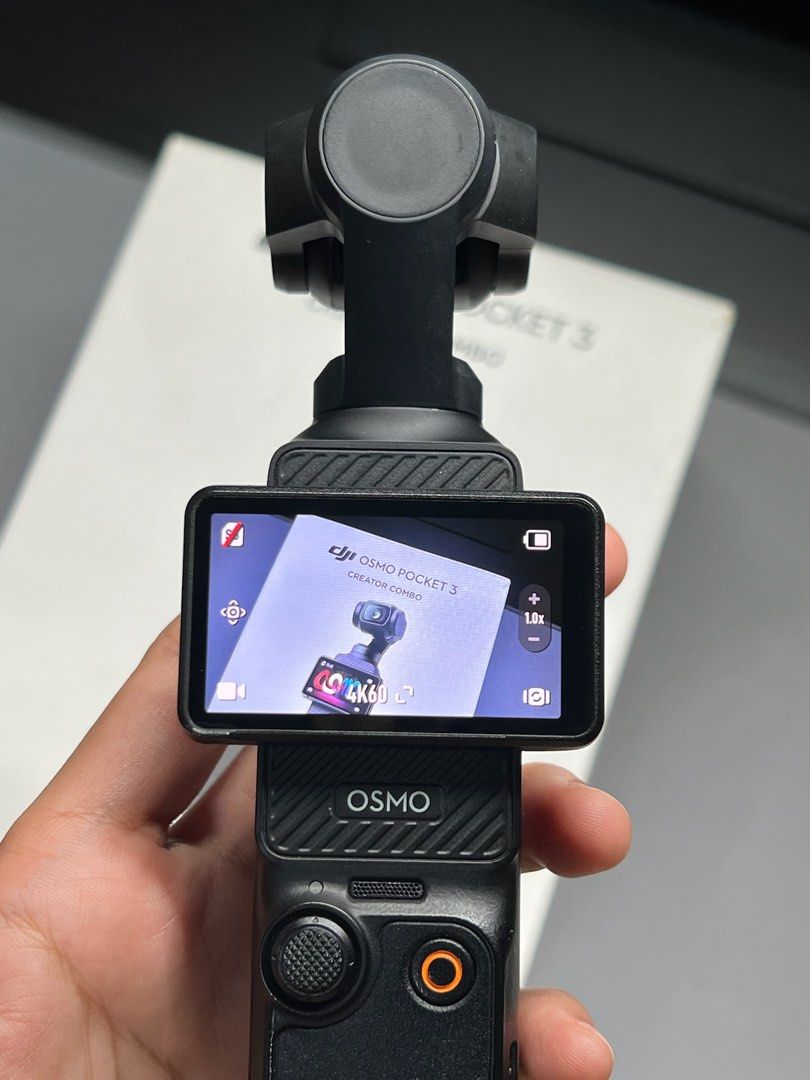 DJI Osmo Pocket 3 Creator Combo (Category: Video Cameras) located in Malabon City. Submitted by enricogomez (Listing ID 1470331237, Image 2). Description: DJI Osmo Pocket 3 Creator Combo • excellent condition • no issue • creator combo without the pouch and wide-angle lens Inclusions • osmo pocket 3 • protective cover • charging cable • battery handle • handle with thread • mini tripod • mic 2 transmitter • mic 2 windscreen • mic 2 magnet • wrist
