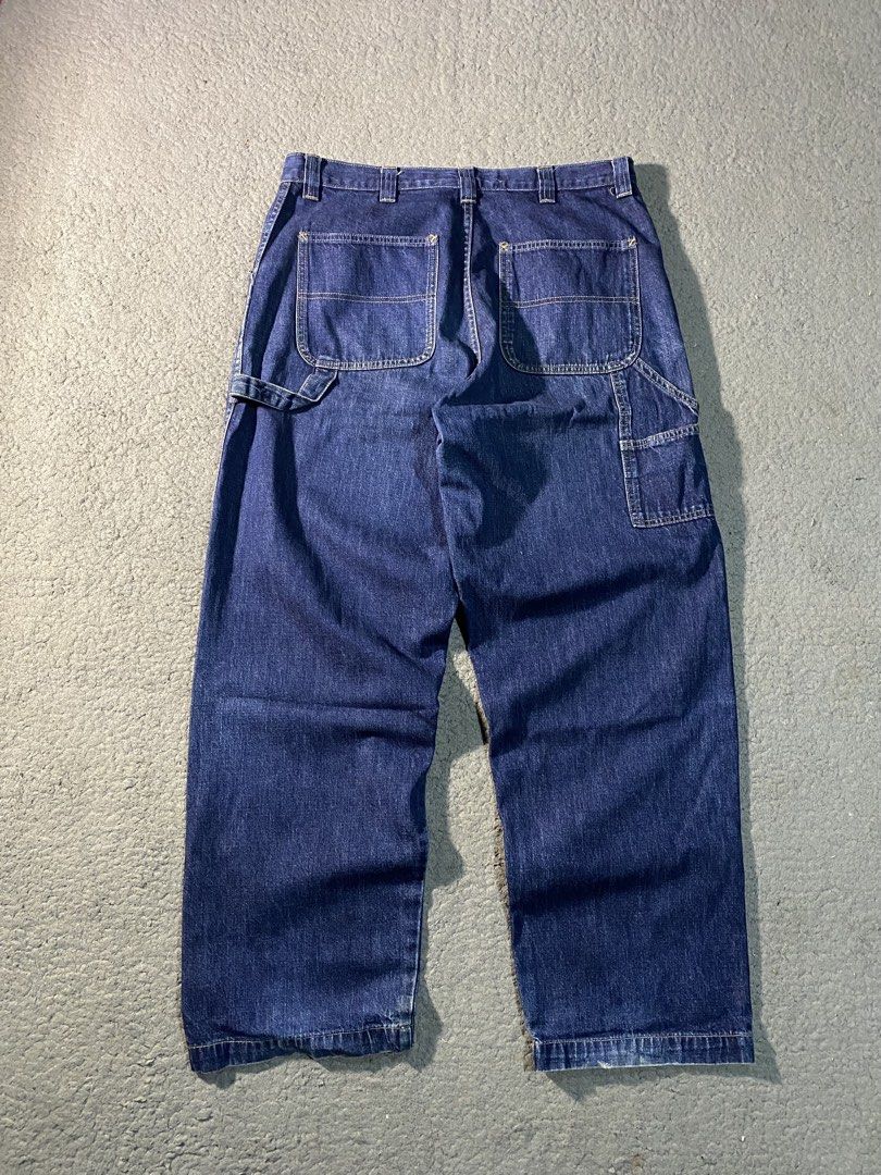 DKNY CARPENTER PANTS (Category: Jeans) located in Tandag. Submitted by vncntmrcllns (Listing ID 1470223552, Image 1). Description: DKNY CARPENTER PANTS Waist: 34 Length: 41 Thigh: 15 Hem: 9 -Excellent Condition -Already wash -Color rate 10/10 All details are visible in the picture Please check each photo.