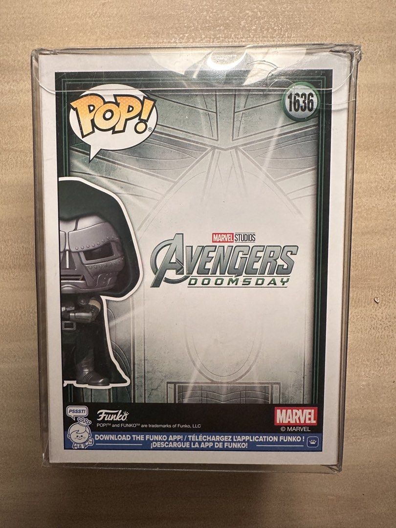 DOCTOR DOOM #1636 FUNKO POP (Category: Action & Battle Toys) located in Pasig City. Submitted by thefortressph (Listing ID 1470296464, Image 3). Description: 🧌FOR SALE 🧙🏻‍♂️ Funko Pop Doctor Doom #1636 - from Avengers Doomsday - With free boss plastic protector - Brand new - 1200 only .