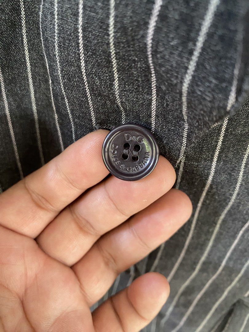Dolce & Gabbana Stripes Blazer (Category: Coats, Jackets and Outerwear) located in Villaverde. Submitted by theluxurythrift.ph (Listing ID 1470195996, Image 3). Description: Wts Dolce & Gabbana Blazer Size 38 On Tag W 18 Inch L 25 Inch Excellent Condition 1899 + Sf.