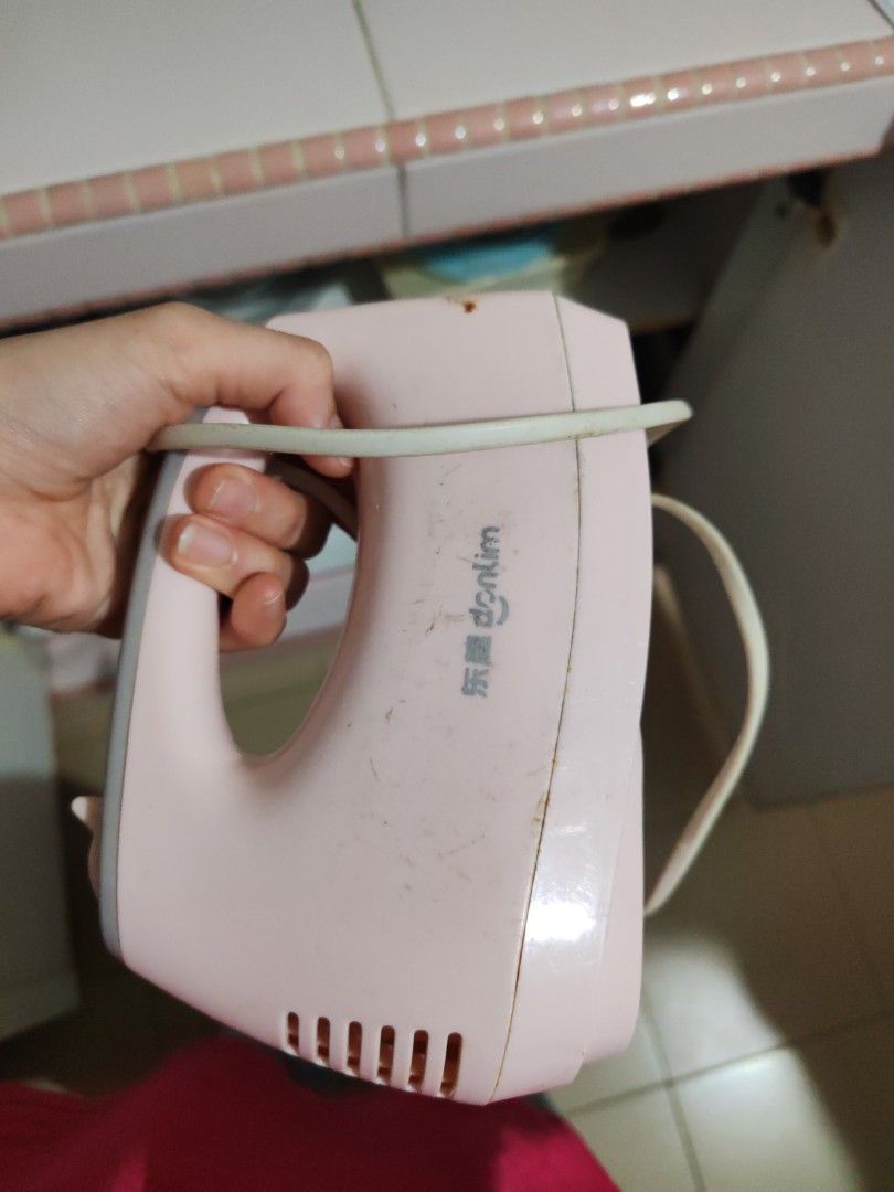 Donlim Pink Electric Hand Mixer, TV & Home Appliances, Kitchen ...