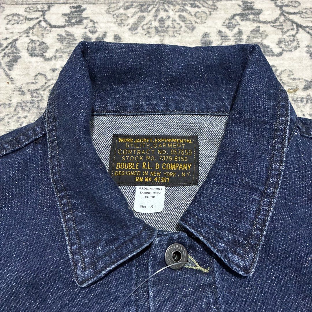 Double RL RRL Work Denim Jacket (Category: Coats, Jackets and Outerwear) located in Quezon City. Submitted by selling2survive (Listing ID 1470332737, Image 2). Description: .