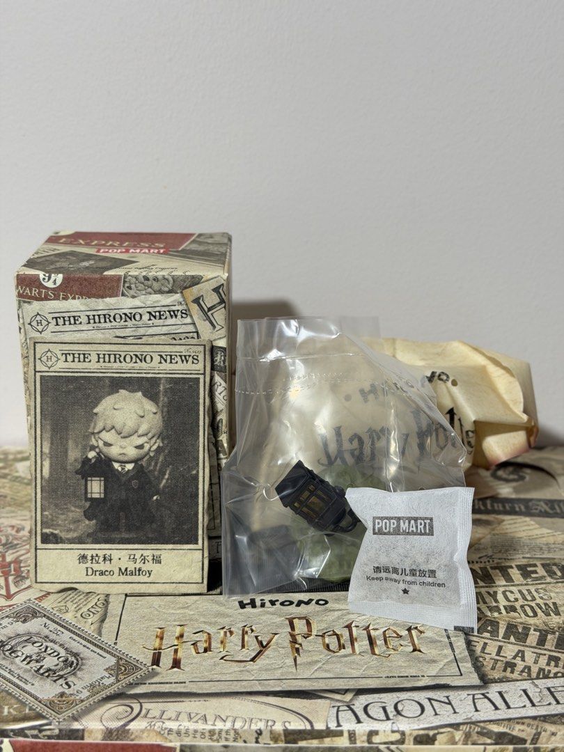 Draco - Hirono x Harry Potter Pop Mart (Category: Designer & Blind Box Toys) located in Manila. Submitted by pophiro.shop (Listing ID 1470310499, Image 2). Description: 🚨FOR SALE - SEALED FOIL🚨 ✅ Authentic ✅ With box, sealed foil, and card 💵 MOP: GCash / Maya / BPI / Gotyme 🚚 MOD: - Delivery: Grab / Lalamove (booking and fee by buyer) - Shipping: J&T / LBC (shipping paid by buyer) - delivery will depend on available schedule*.