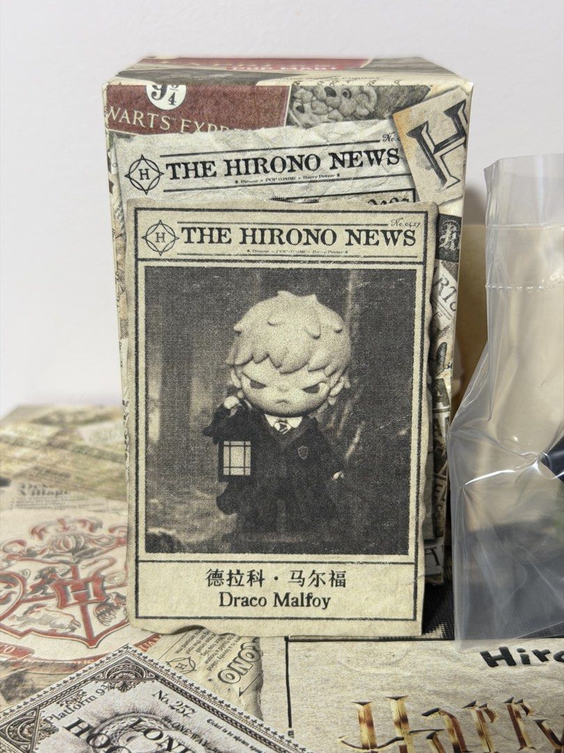 Draco - Hirono x Harry Potter Pop Mart (Category: Designer & Blind Box Toys) located in Manila. Submitted by pophiro.shop (Listing ID 1470310499, Image 1). Description: 🚨FOR SALE - SEALED FOIL🚨 ✅ Authentic ✅ With box, sealed foil, and card 💵 MOP: GCash / Maya / BPI / Gotyme 🚚 MOD: - Delivery: Grab / Lalamove (booking and fee by buyer) - Shipping: J&T / LBC (shipping paid by buyer) - delivery will depend on available schedule*.