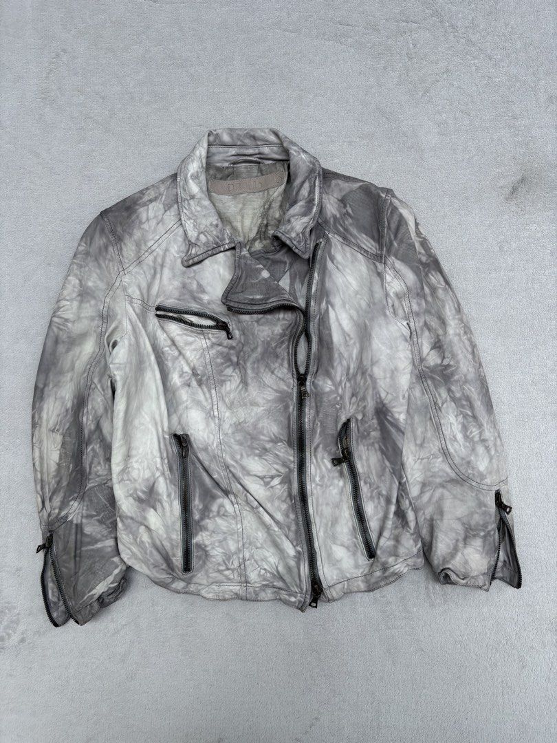 Drome Garment Dyed Leather Zip Jacket (Category: Coats, Jackets and Outerwear) located in Baguio. Submitted by thecollector2600 (Listing ID 1470178510, Image 2). Description: Retails for 80k PHP Handcrafted in Italy Size medium .