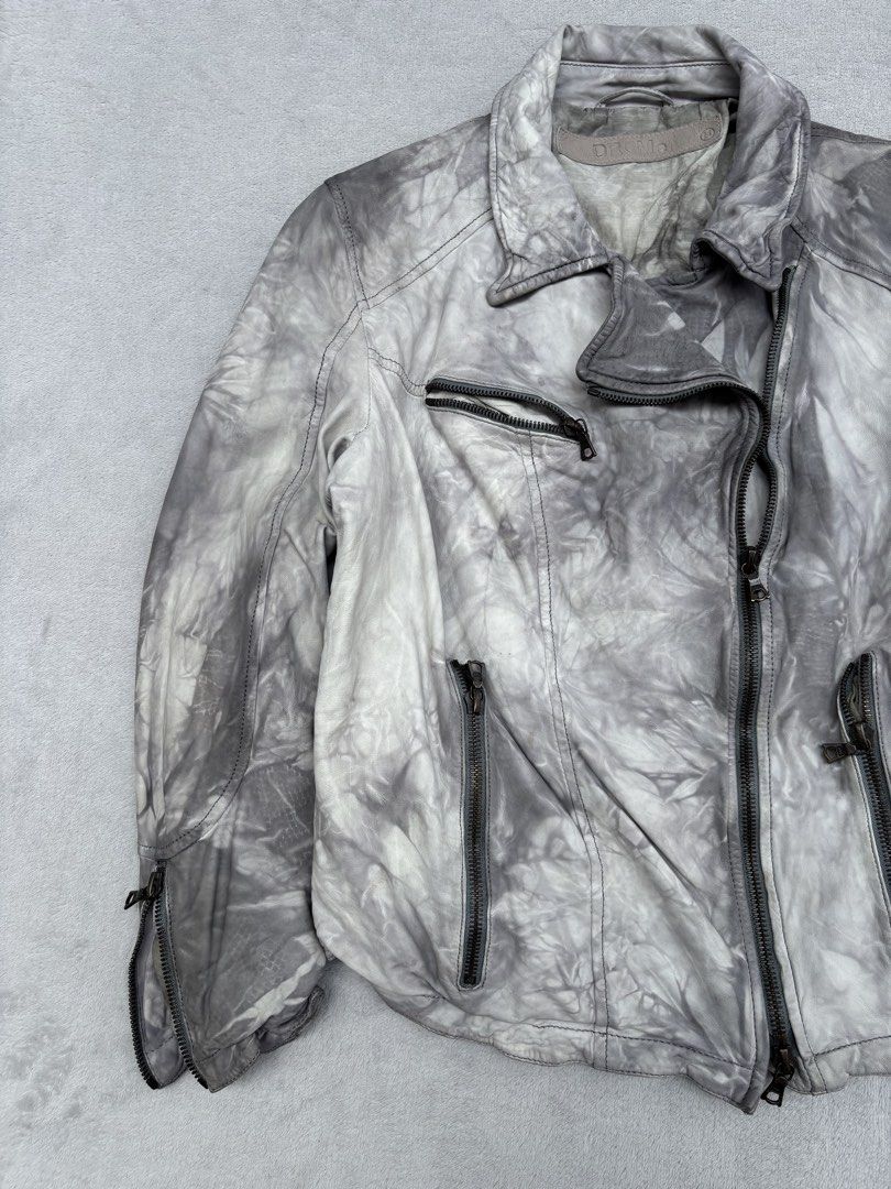 Drome Garment Dyed Leather Zip Jacket (Category: Coats, Jackets and Outerwear) located in Baguio. Submitted by thecollector2600 (Listing ID 1470178510, Image 3). Description: Retails for 80k PHP Handcrafted in Italy Size medium .