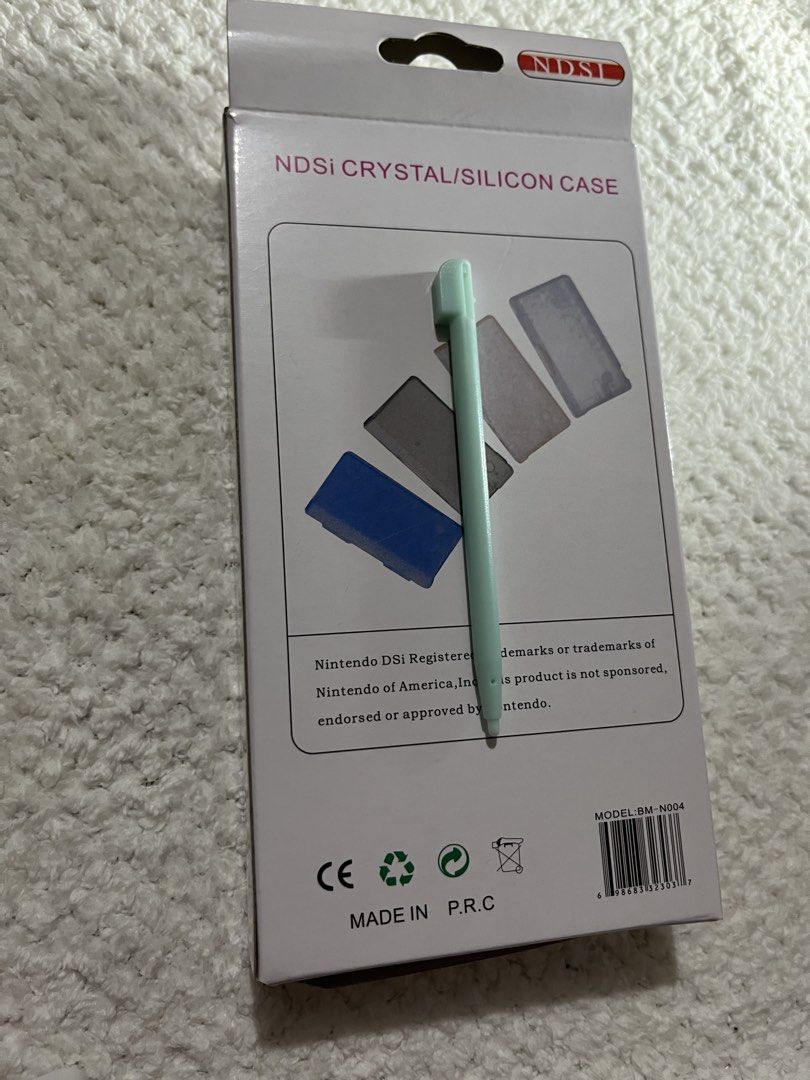 Dsi normal clear case in stylus, Video Gaming, Gaming Accessories ...