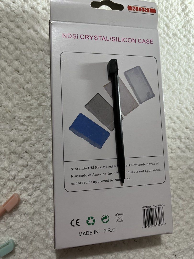 Dsi normal clear case in stylus, Video Gaming, Gaming Accessories ...