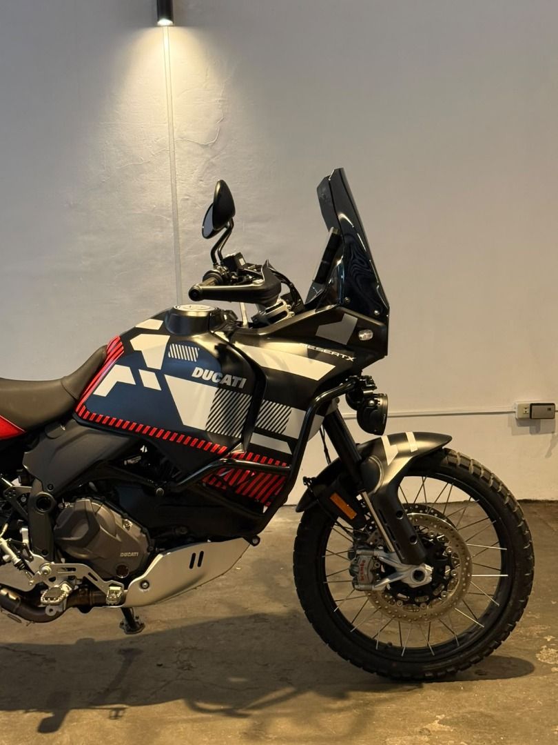 Ducati Desert X 2023 (Category: Motorbikes for Sale) located in Caloocan City. Submitted by silentcat.99e1f9 (Listing ID 1470180154, Image 2). Description: FOR SALE Ducati Desert X 2023 2k odo 2nd owned Or/cr registered until 2027 Manuals/keys complete All stock parts Included.