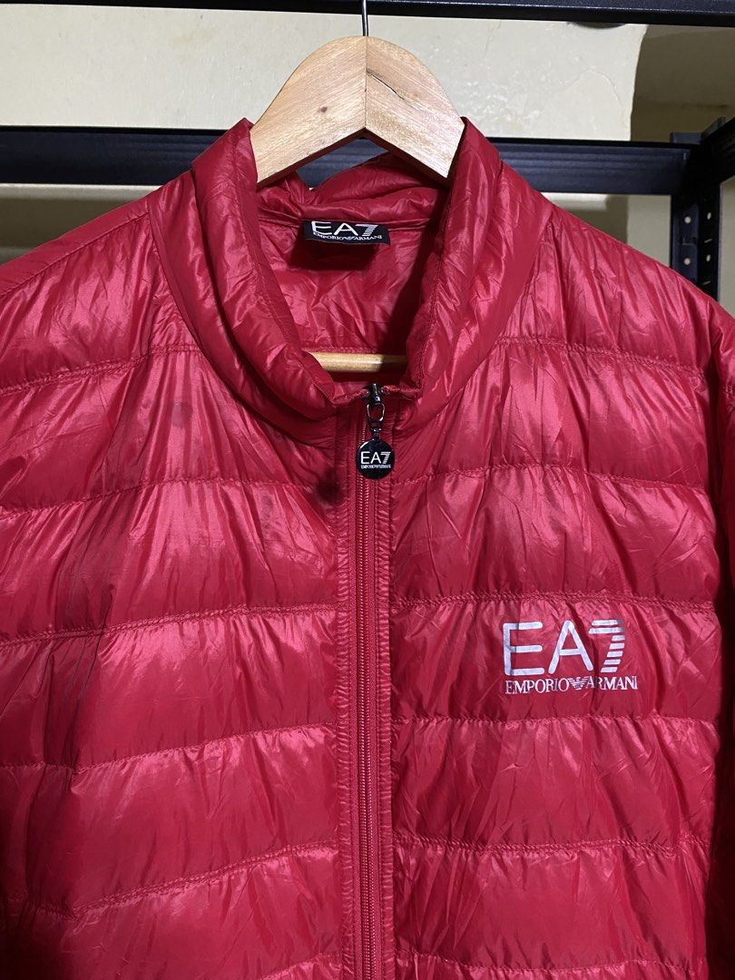 EA7 Emporio Armani Lightweight Down Jacket (Category: Coats, Jackets and Outerwear) located in San Jose. Submitted by shady.archives (Listing ID 1470345695, Image 2). Description: EA7 Emporio Armani Lightweight Down Jacket L to XL Dimes (23 x 29) Very good condition Price: ₱1,500 only.