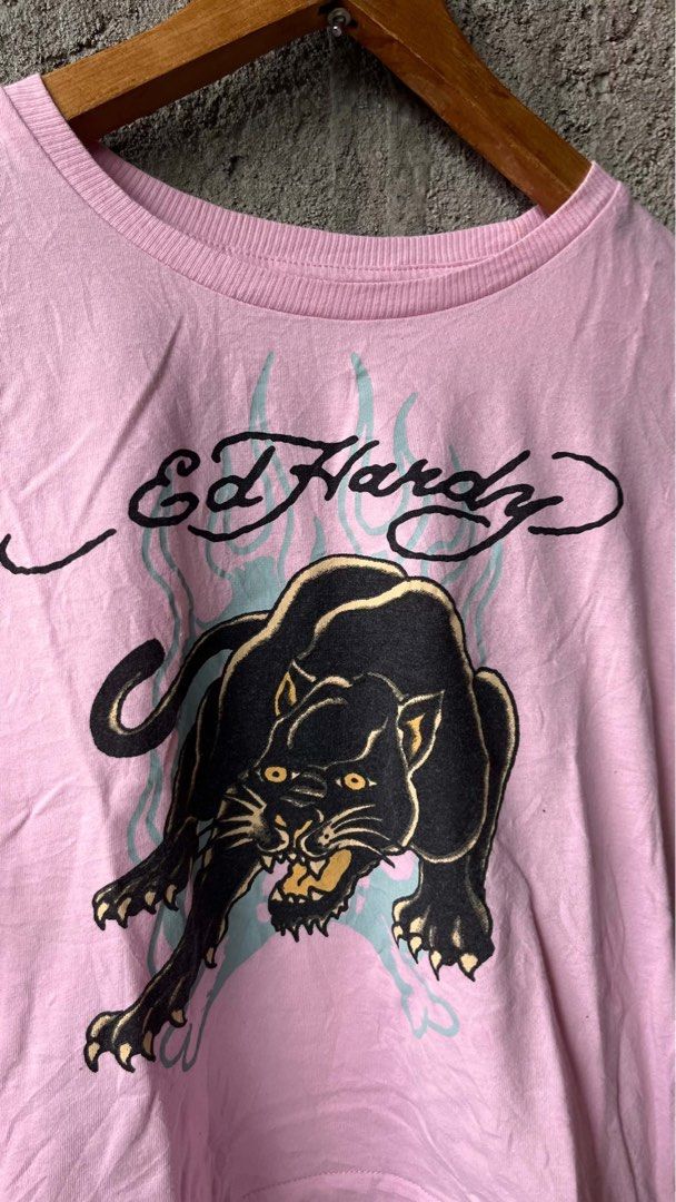 Ed Hardy Pink Panther Graphic Crop Tee (Category: Shirts) located in Cabuyao City. Submitted by kisyana (Listing ID 1470154972, Image 3). Description: .