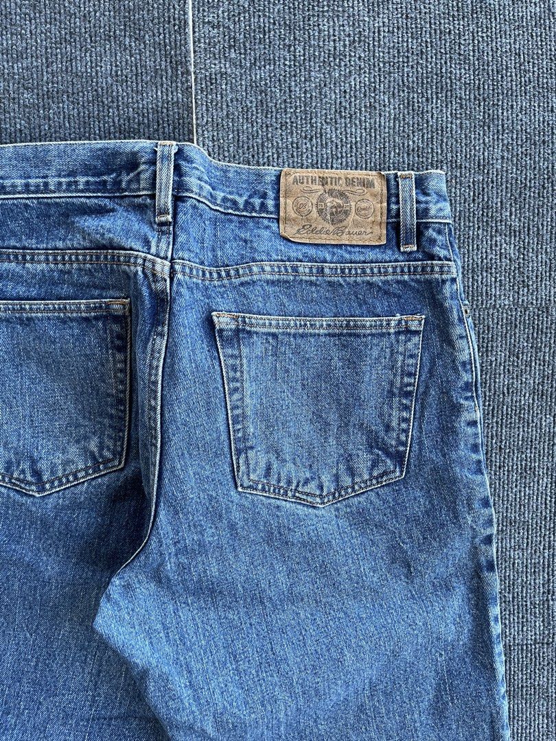 Eddie Bauer Denim Pants (Classic Fit) (Category: Jeans) located in Mandaue City. Submitted by beeryanni (Listing ID 1470240351, Image 2). Description: Eddie Bauer Denim Pants (Classic Fit) Waist: 34 Length: 40 Leg opening: 8 Issue: Signs of Usage.