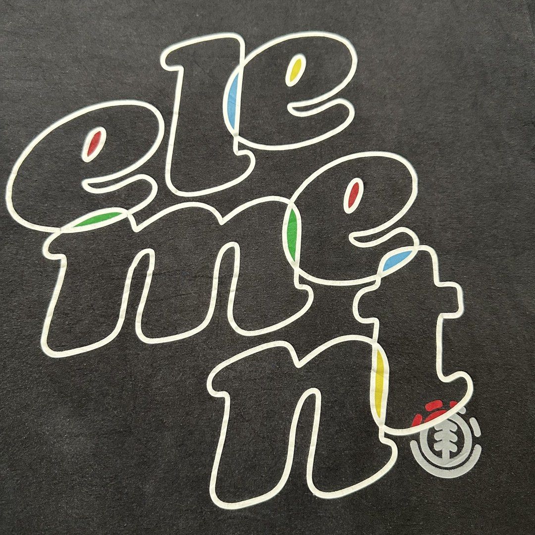 Element Black Graphic T-Shirt Size L (Category: Tshirts & Polo Shirts ) located in Manila. Submitted by nye.seller (Listing ID 1470294008, Image 2). Description: Large 21.5X27 Skate brand Pm.