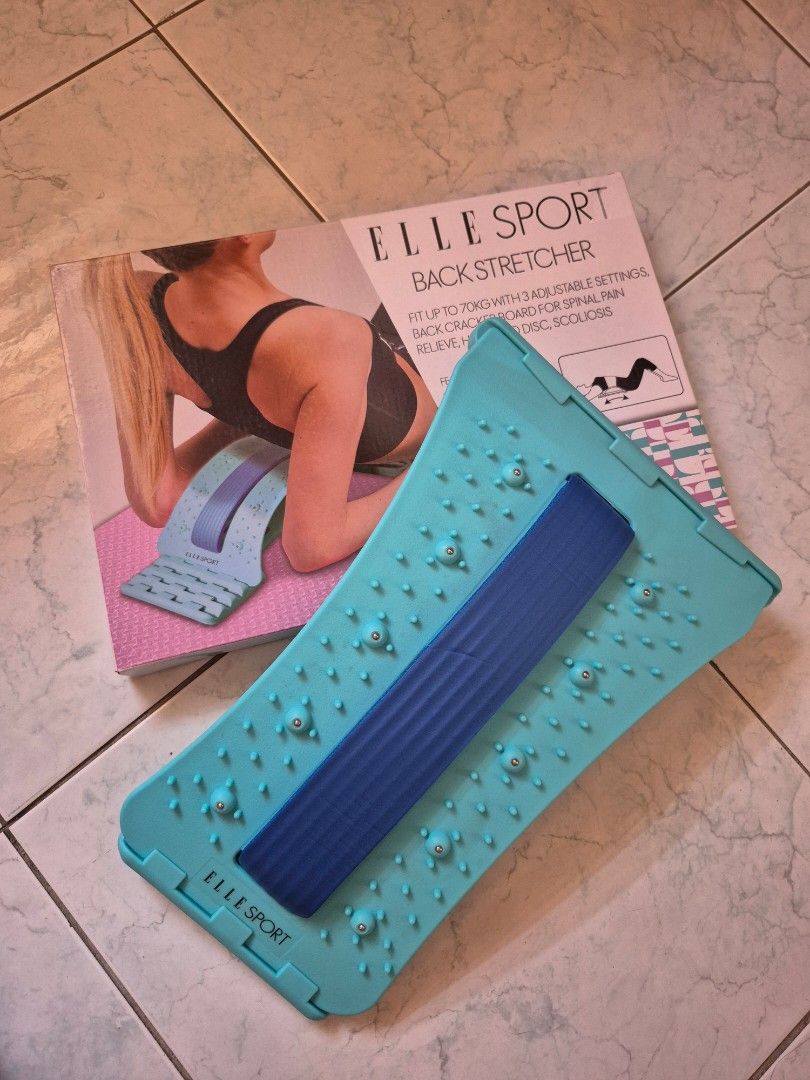 FREE: Elle Sport Back Stretcher (Category: Toning & Stretching Accessories) located in Taguig. Submitted by klamarie (Listing ID 1470225869, Image 1). Description: Get this for free for a minimum purchase of 1k from my listings. Or buy it for 350 pesos. New. Unused. Bought Sept. 2026. No damage/flaws. SF c/o buyer.