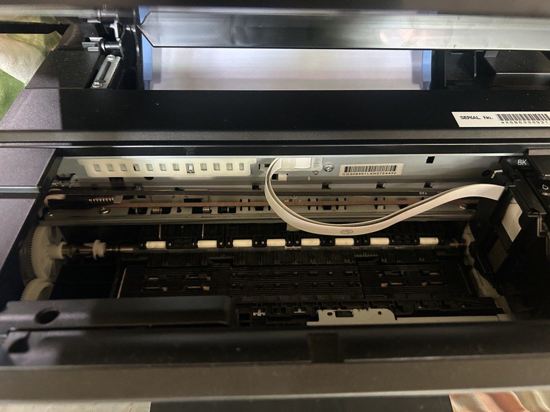 Epson WorkForce WF-2851 Wireless All-in-One Printer (Category: Printers, Scanners & Copiers) located in Tuguegarao City. Submitted by eliwyxzs (Listing ID 1470156593, Image 3). Description: -matagal ng hindi ginagamit, nakastock lang then nung triny na ulit is nag p-print nalang ng colored then need ng cleaning😓 -Bought it for 19k+ (price is still negotiable) - Model: Epson WorkForce WF-2851 (Black) - Functions: All-in-one wireless printing, sca