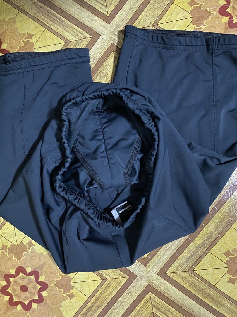Equipe Padded Cycling Shorts Black Size L (Category: Bicycles) located in Valenzuela. Submitted by marierenne (Listing ID 1470316486, Image 3). Description: Brand/Model: Equipe Cycling Shorts Condition: Preloved, good condition, reqdy to use Color: Black Size: Large (but best for small and medium built based on personal fitting Material: 100% Polyester (Machine washable) Comfort: Built-in padding for long rides Fit: Secure elastic waistband Rfs: 