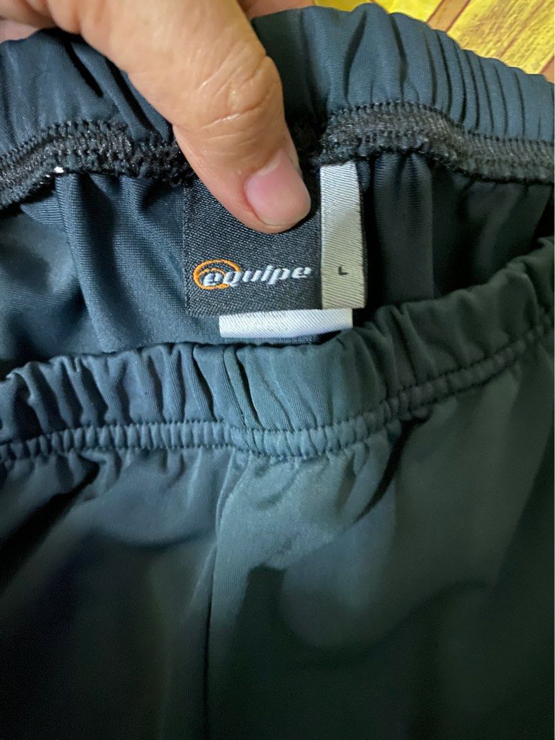 Equipe Padded Cycling Shorts Black Size L (Category: Bicycles) located in Valenzuela. Submitted by marierenne (Listing ID 1470316486, Image 2). Description: Brand/Model: Equipe Cycling Shorts Condition: Preloved, good condition, reqdy to use Color: Black Size: Large (but best for small and medium built based on personal fitting Material: 100% Polyester (Machine washable) Comfort: Built-in padding for long rides Fit: Secure elastic waistband Rfs: 